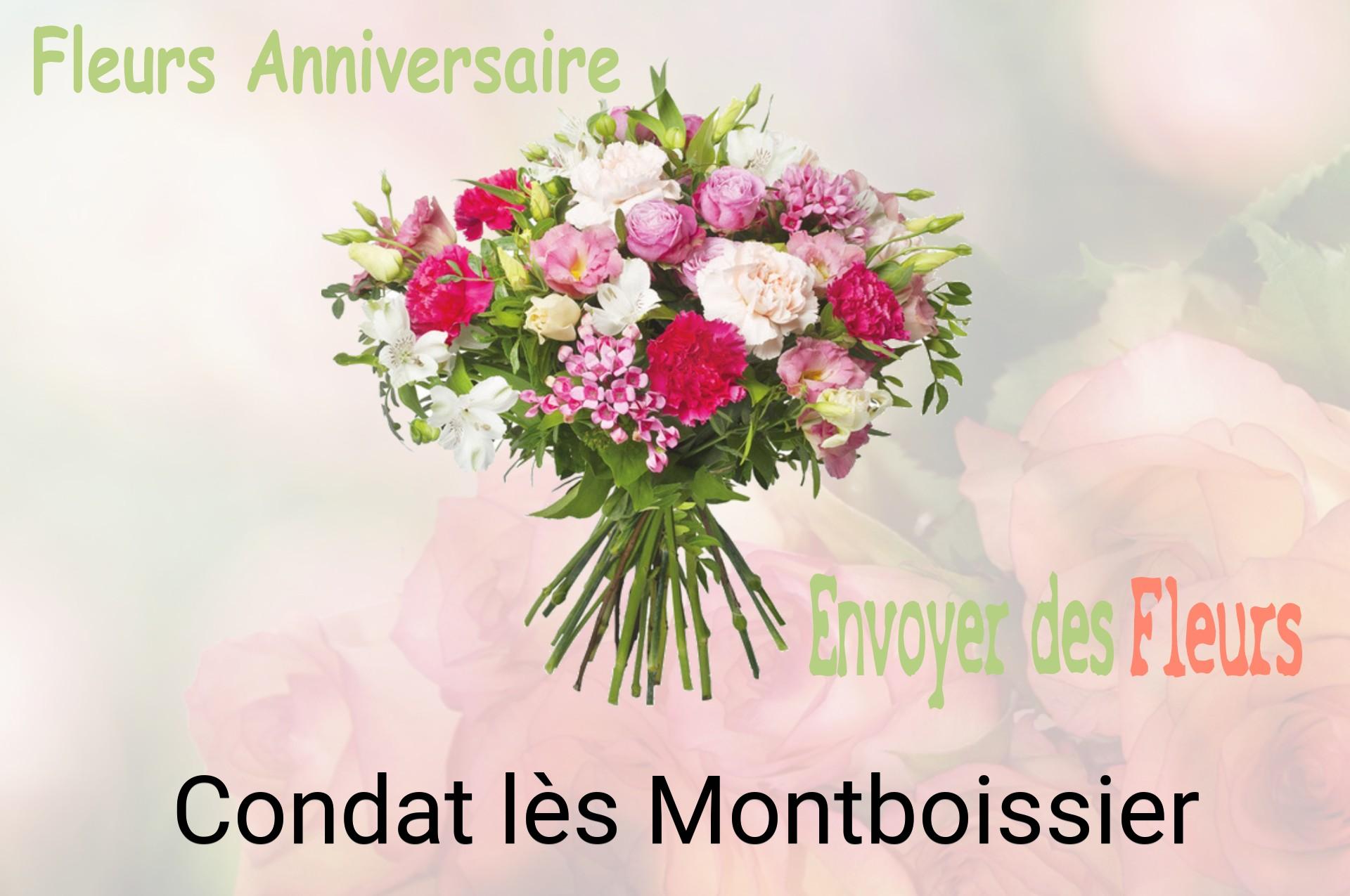 Bouquet de fleurs d’anniversaire livré à Condat-lès-Montboissier