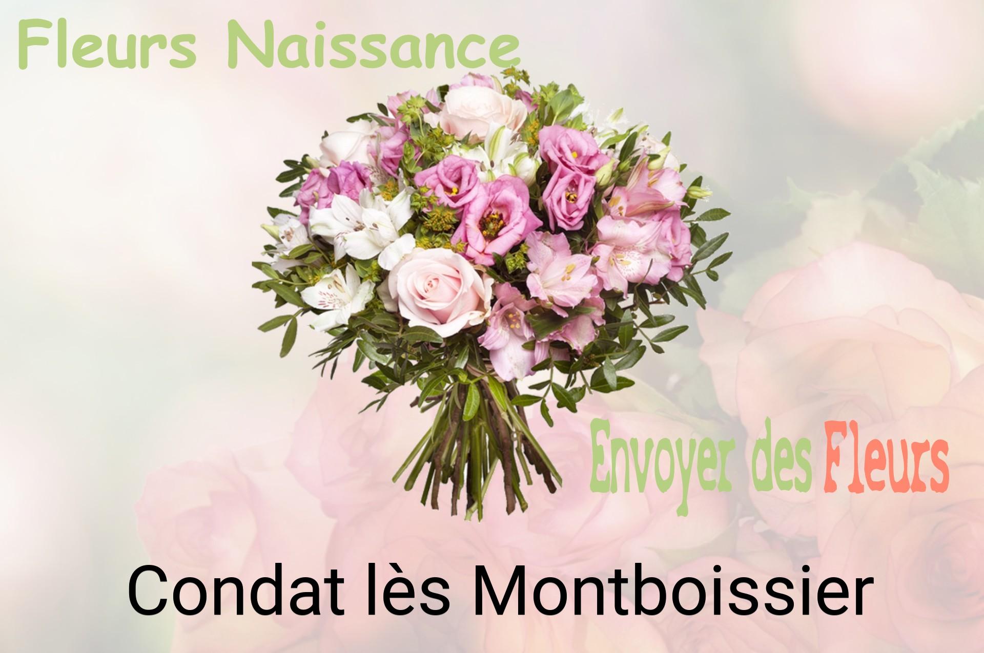 Bouquet de fleurs de naissance livré à Condat-lès-Montboissier